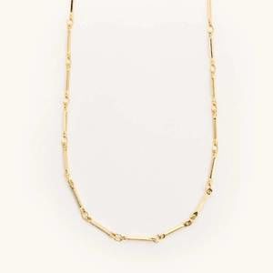 NEW NIKKI SMITH DESIGNS women's filled chain necklace in gold